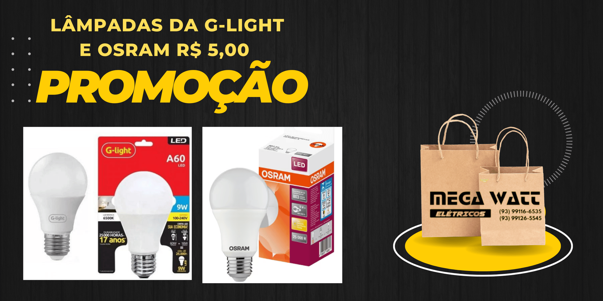 Produtos diversos Mega Watt Elétricos Ltda