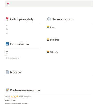 Szablony Notion Do Planowania Czasu AnnaGlance Darmowe Grafiki