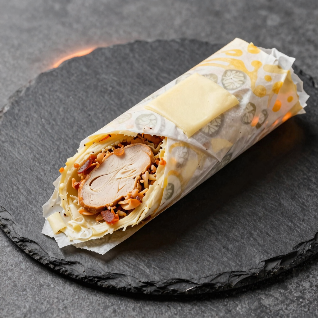 Double Egg Chicken Roll