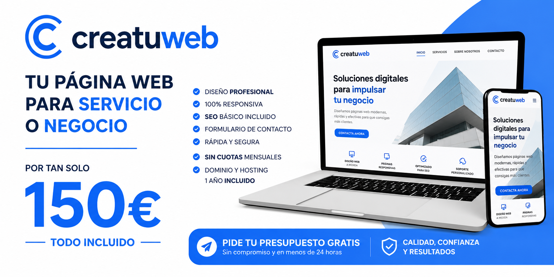 CreaTuWeb.site - Diseño web profesional para negocios locales