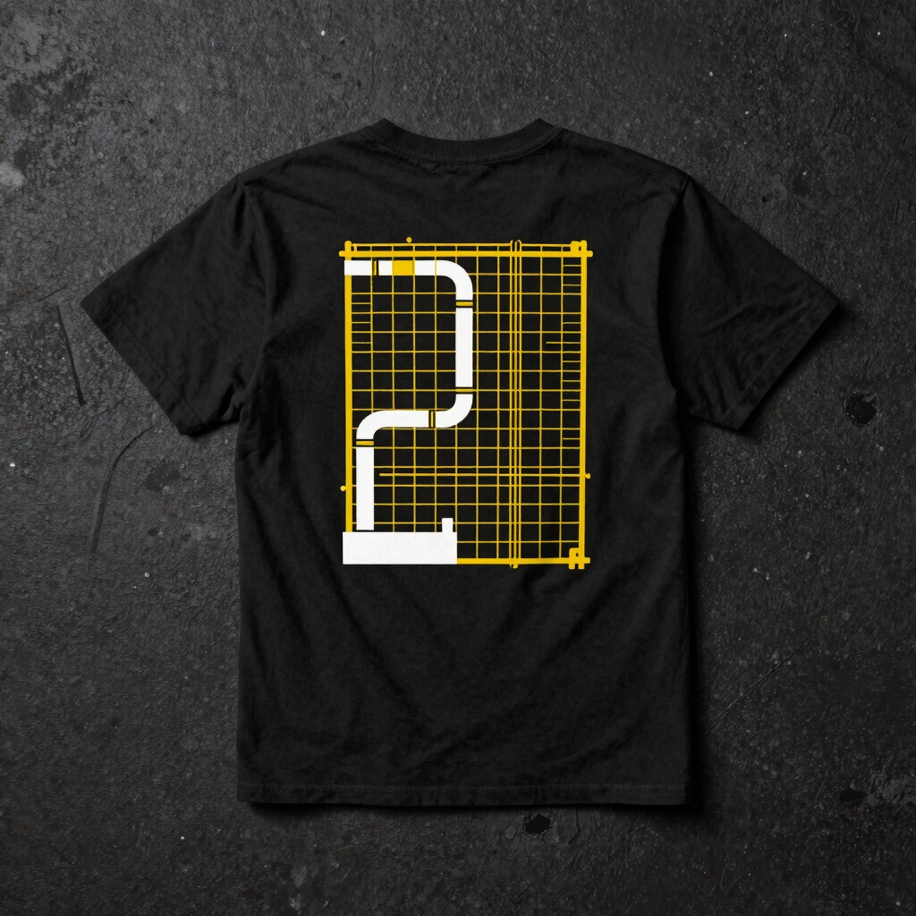 Brutalist Accent Graphic Tee
