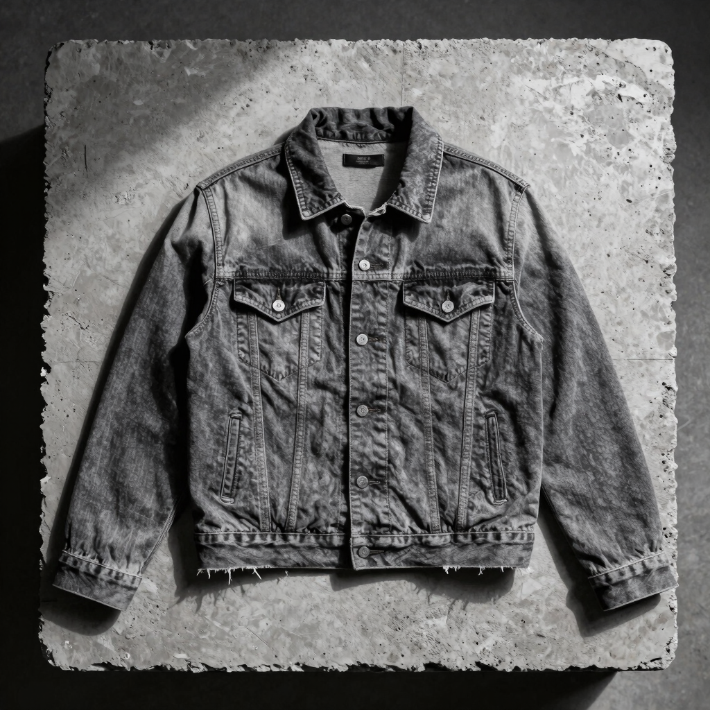 Raw Edge Distressed Denim