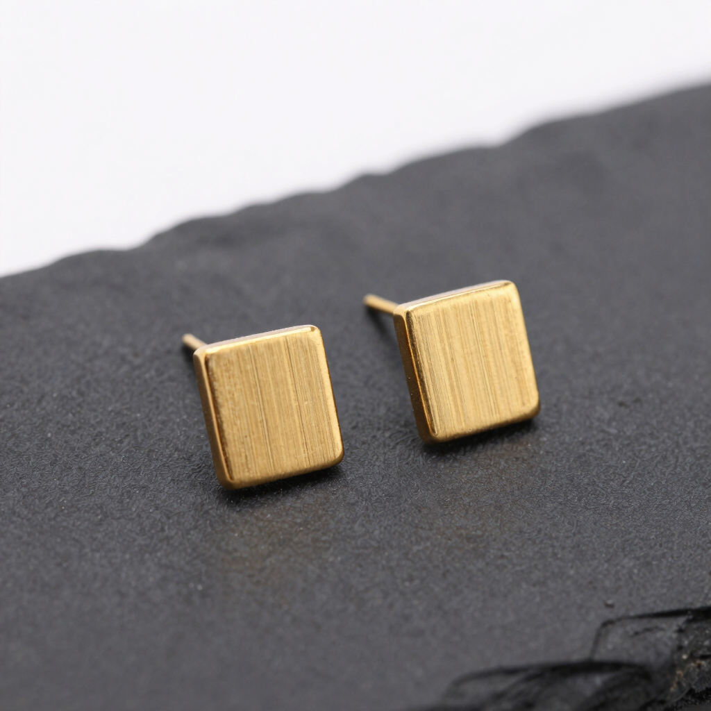 Minimalist Gold Studs