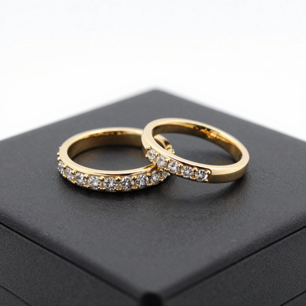 Bridal Hera Halo Ring Set