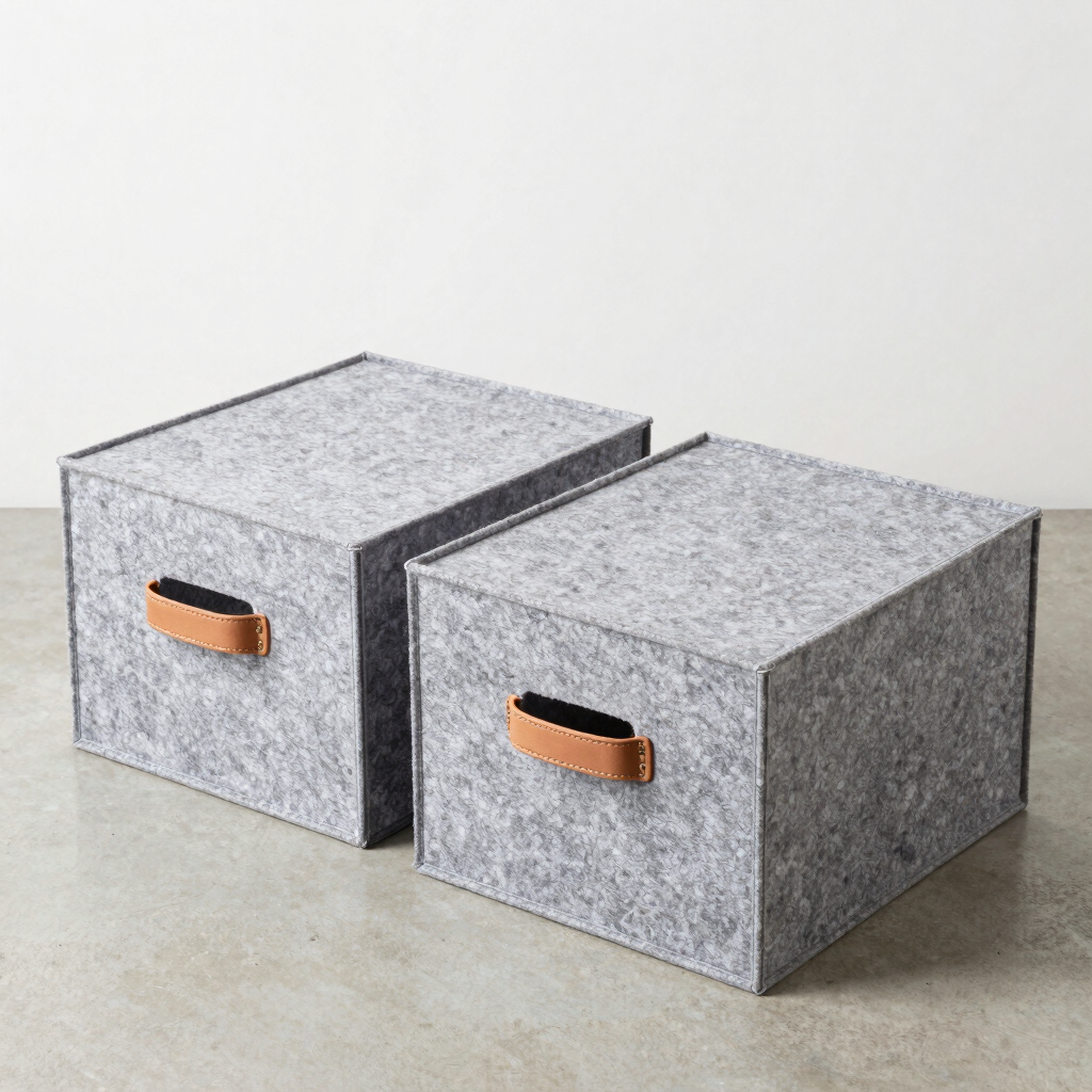 Felt Fabric Storage Box Set