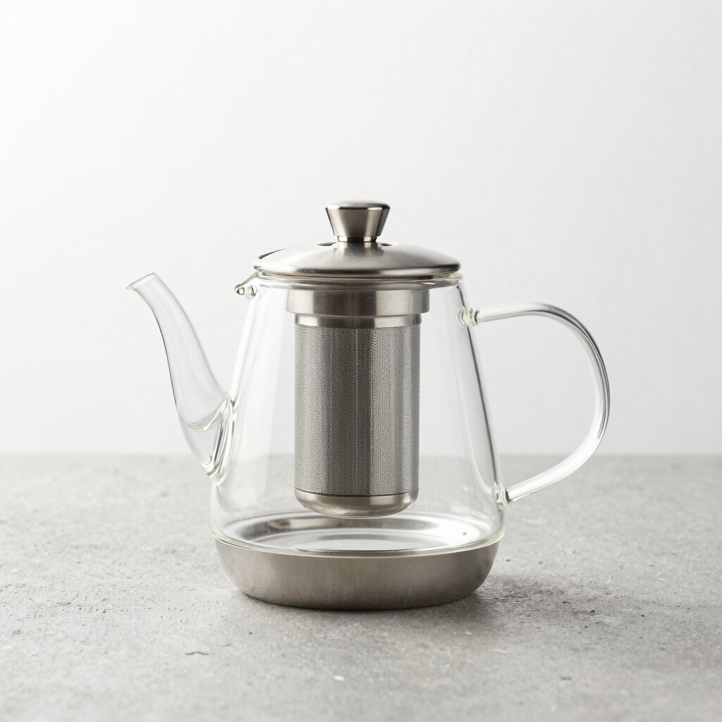 Ergonomic Glass Tea Kettle
