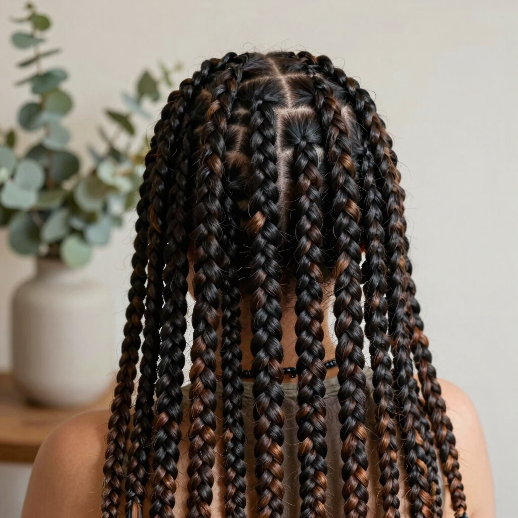 Knotless Feed-in Braids
