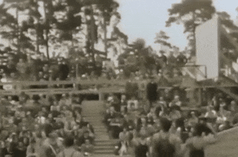 Moving pictures of the 1936 Olympic Basketball Gaemes in Berlin