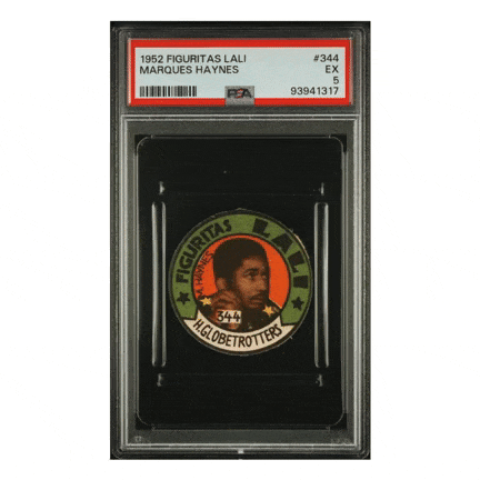 Marques Haynes Rookie Card Highest PSA graded 1952 Figuritas Lali Harlem Globetrotter