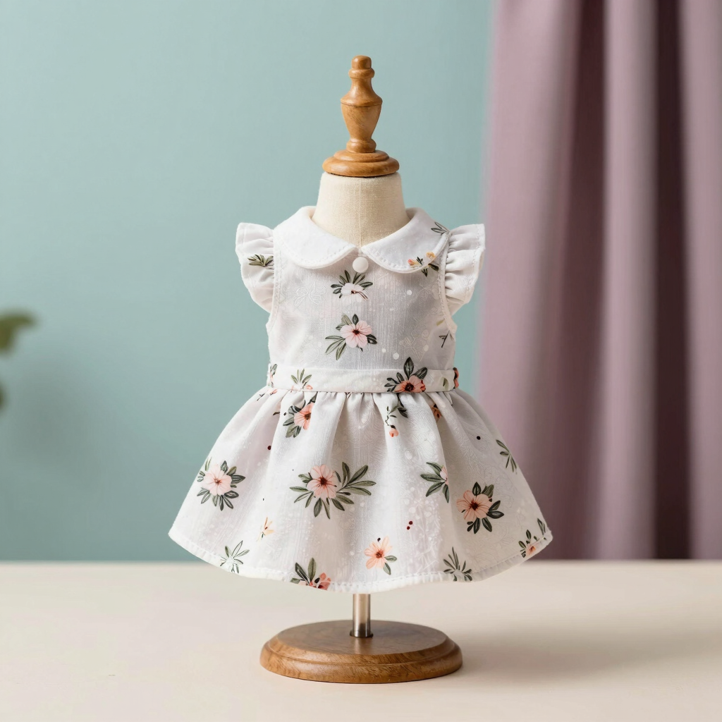 Vestido Primavera Floral para Gatitas