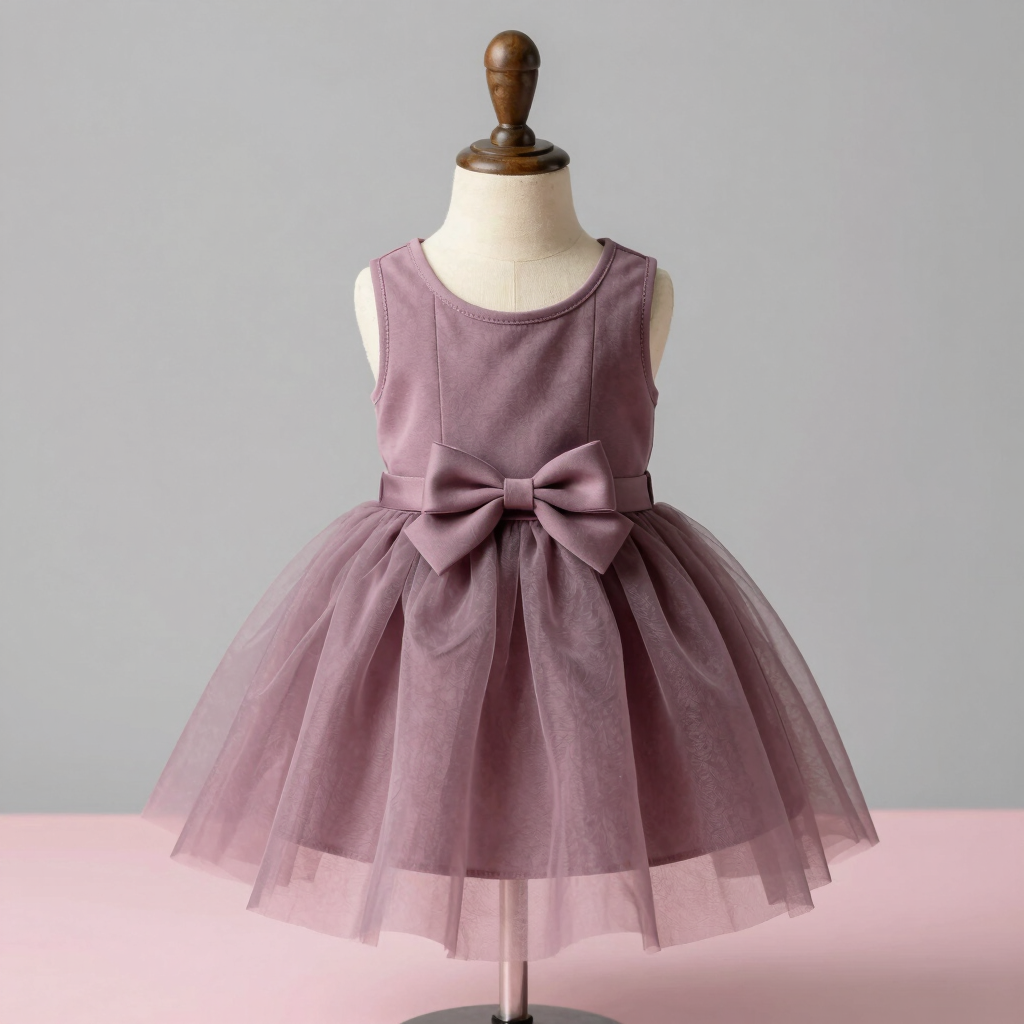 Vestido de Gala Mauve Festivo