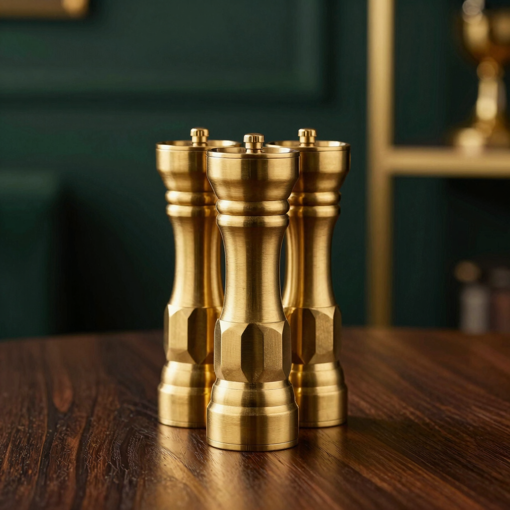 Heirloom Solid Brass Grinder