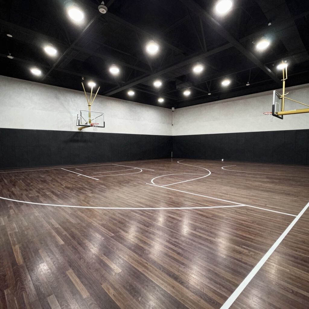 Pro Basketball Half-Court