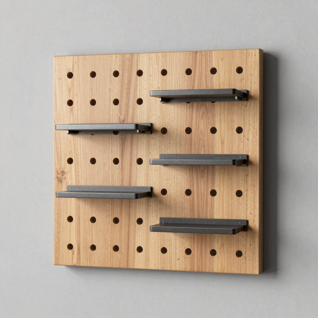 Gridline Floating Wall Pegboard