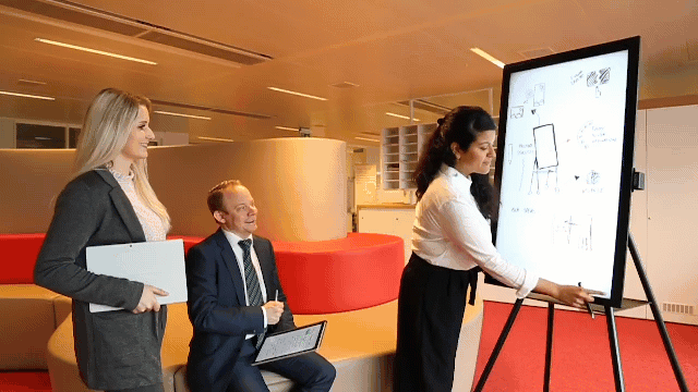 Rotafolio digital interactivo i3SIXTY 3 de 50"