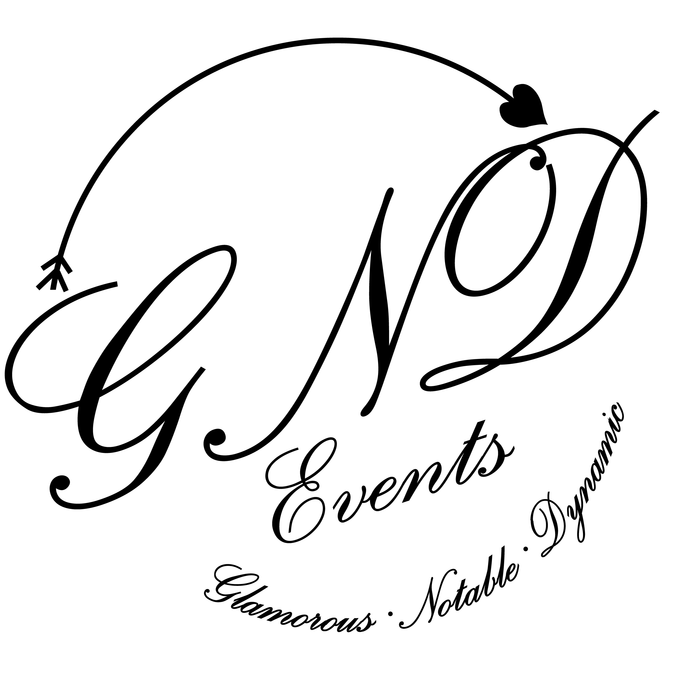 GND Events - Glamorous. Notable. Dynamic. logo