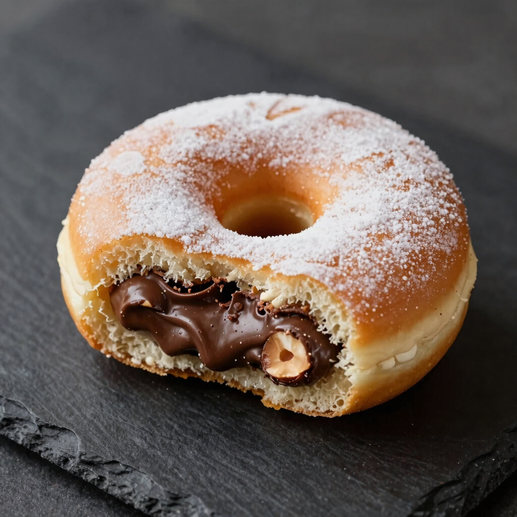 Nutella Filled Donut
