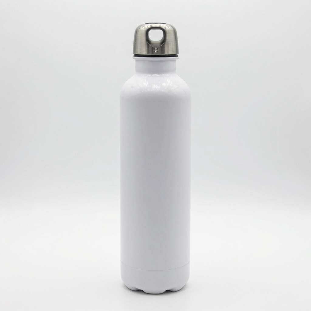 Botella de Aluminio Blanco 600ml para Sublimar