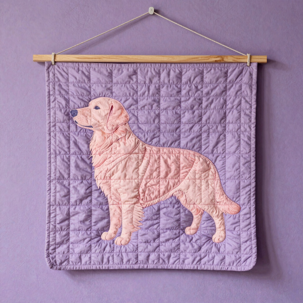 Personalized Retriever Quilted Wall Hanging