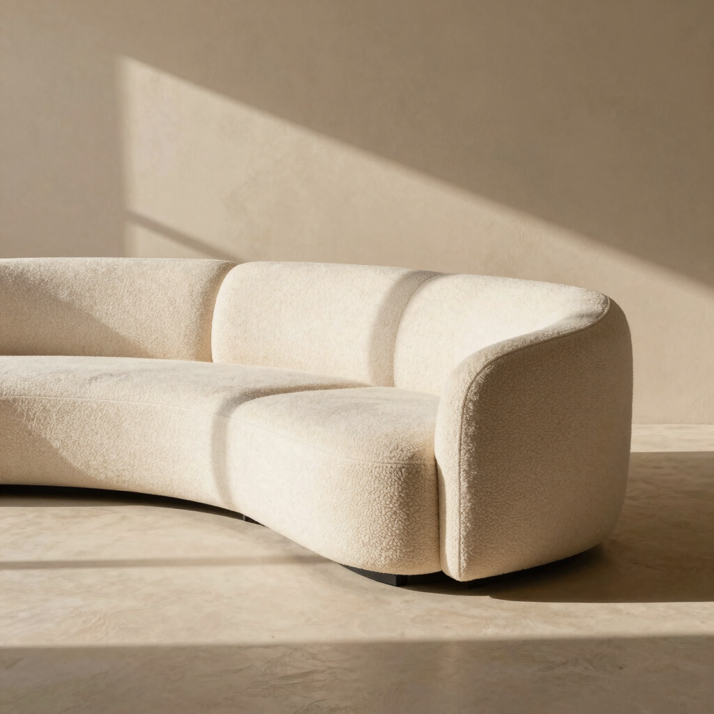 Aethel Curved Modular Sofa End