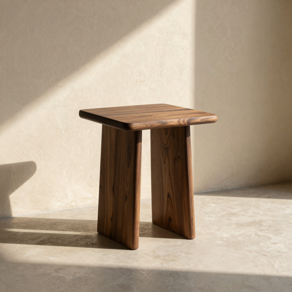 Kallos Walnut Accent Table