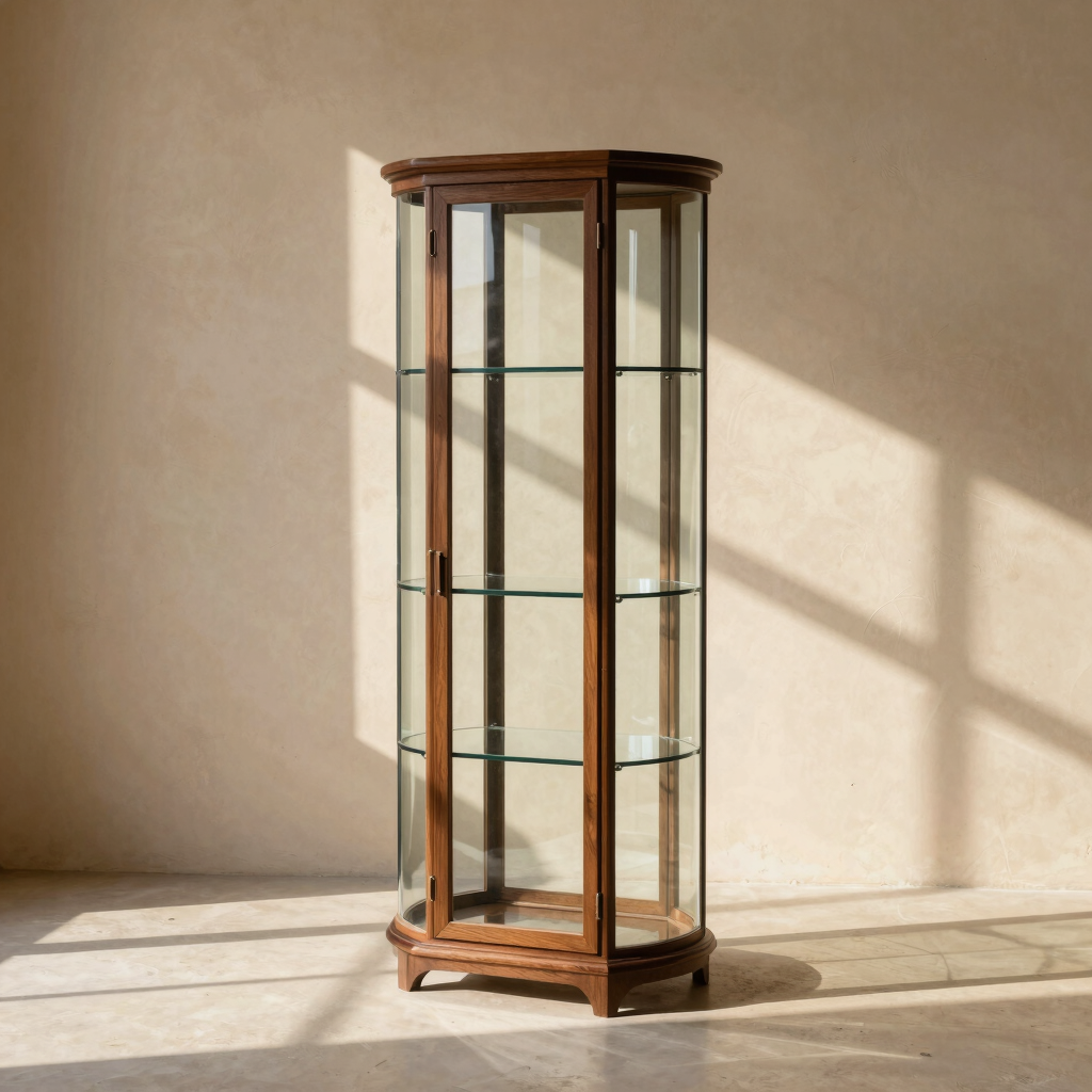 Vespera Glass Curio Cabinet