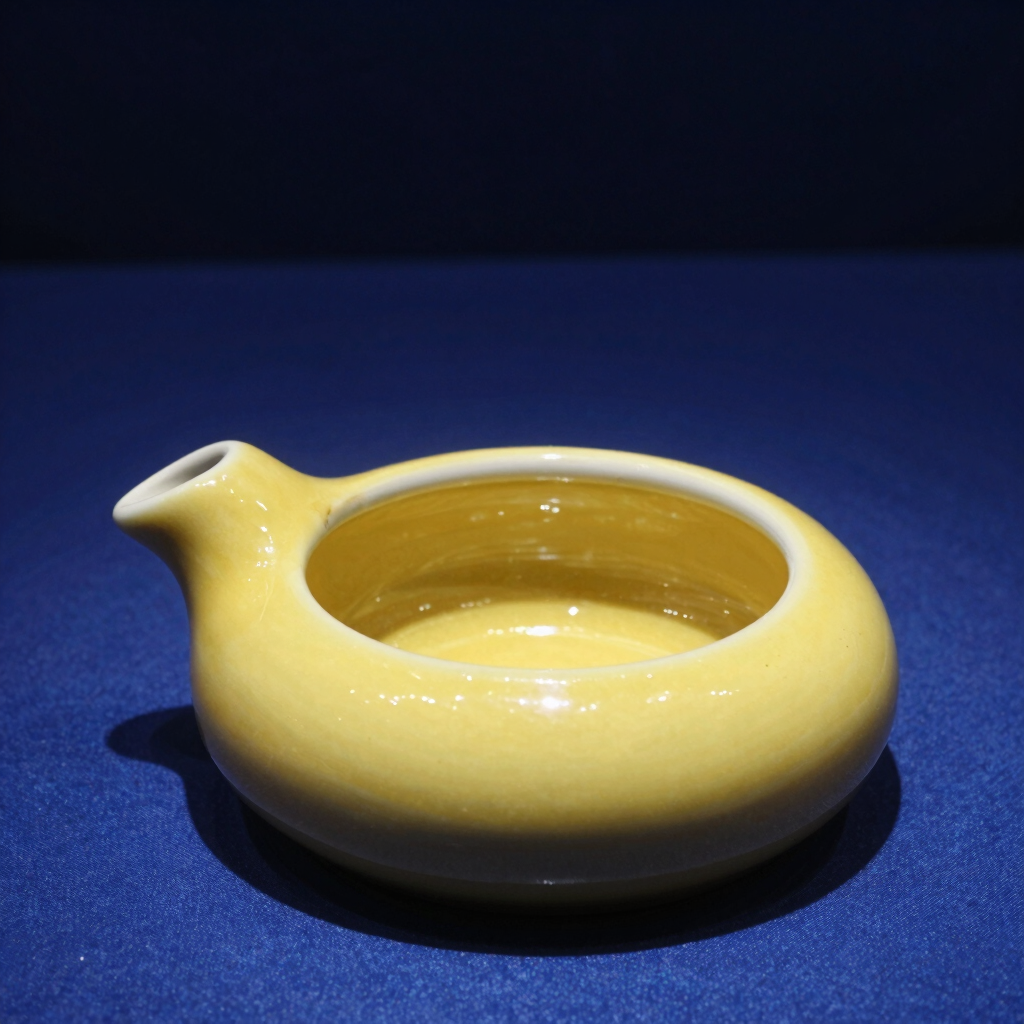 Squiggle Incense Burner in Lemon