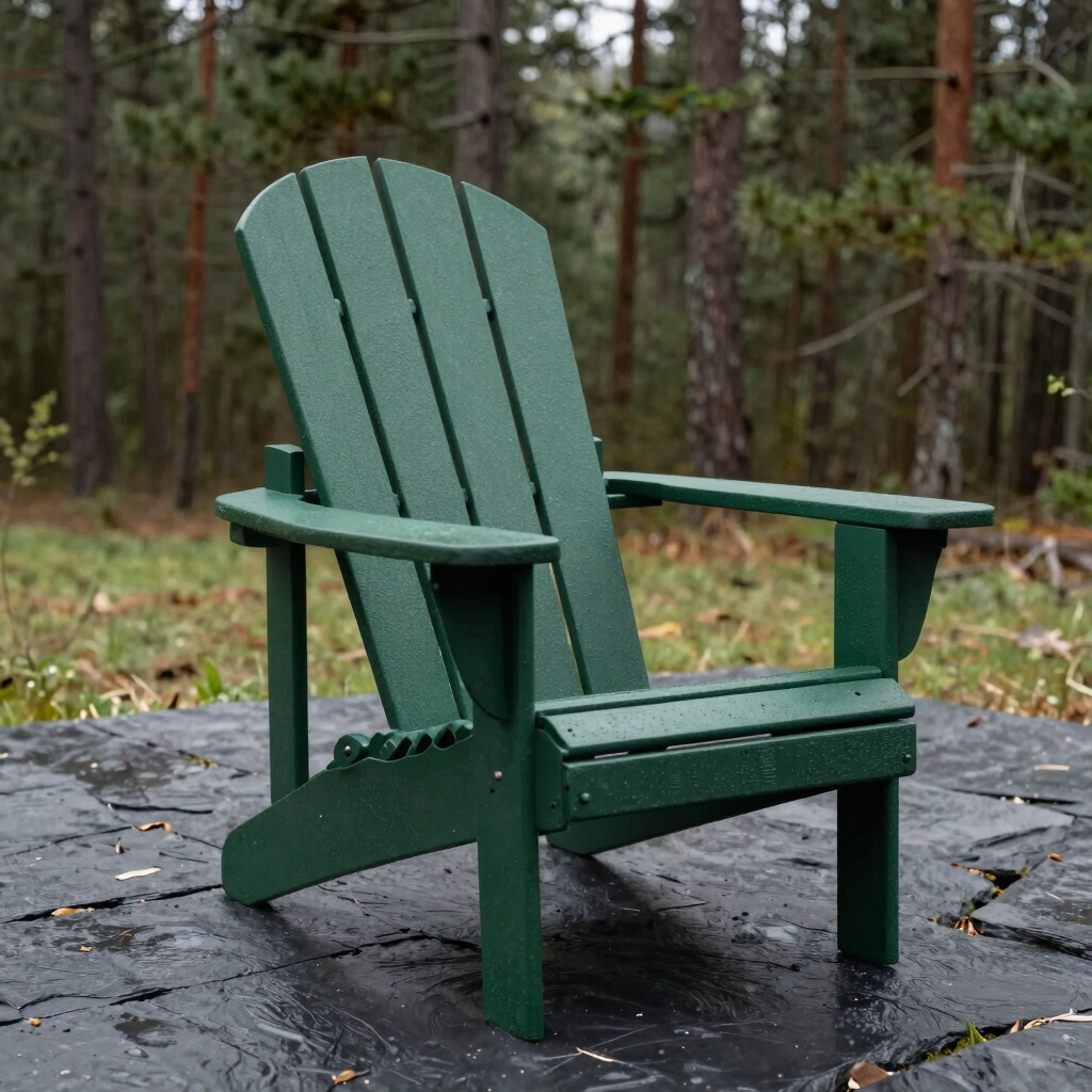 Overcast Adirondack Lounger