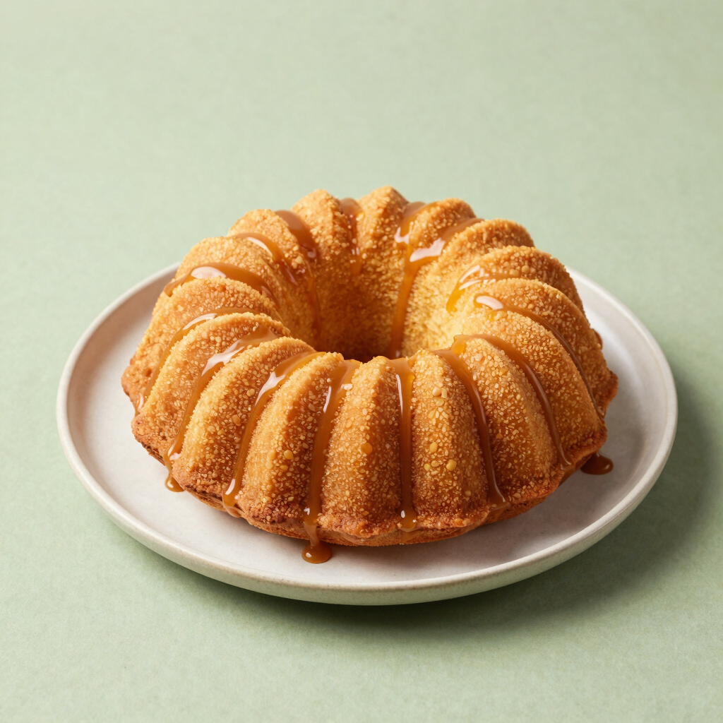 Salted Caramel Einkorn Bundt