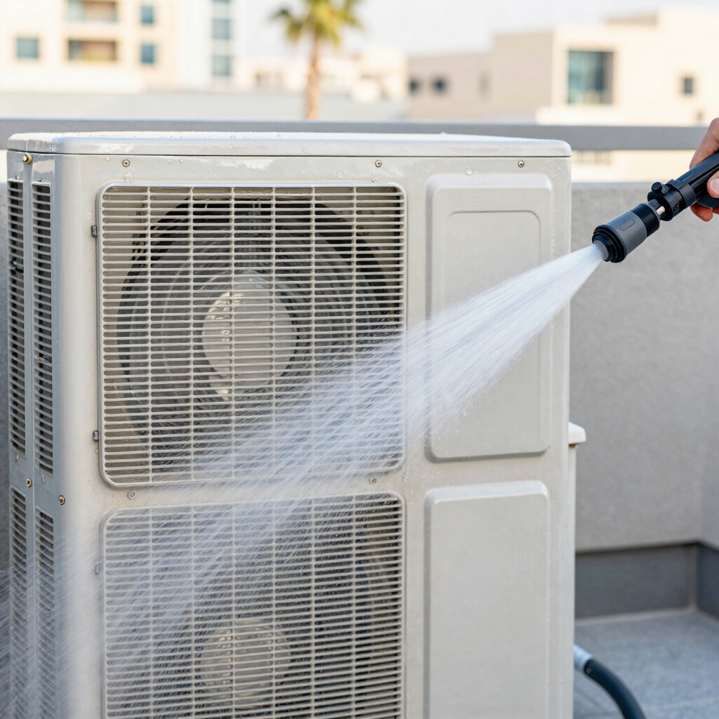 Outdoor Condenser Chemical Wash