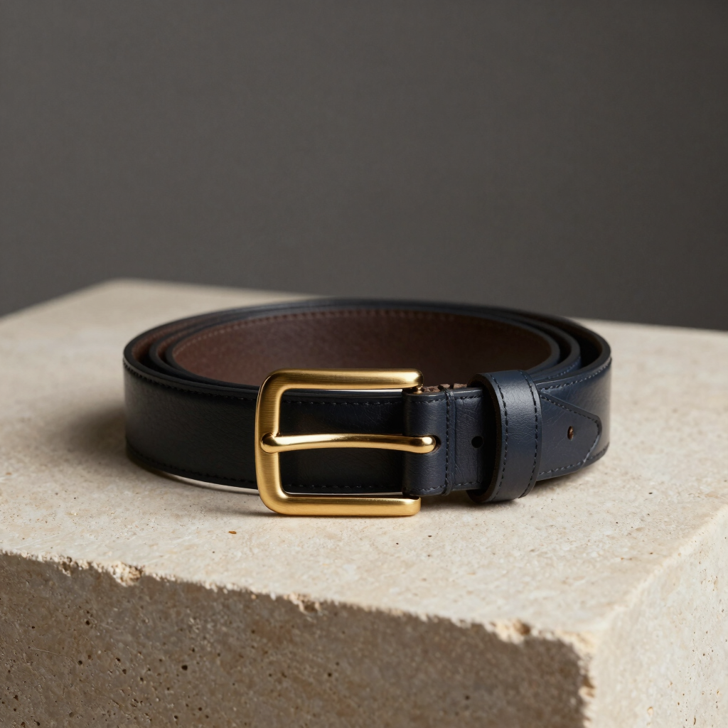 The Royal Charcoal Dress Belt
