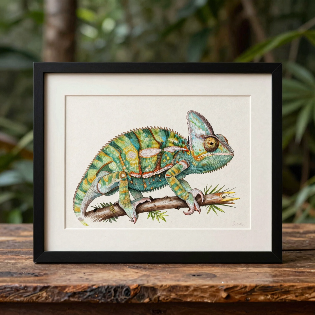 Refuge Chameleon Fine Art Print