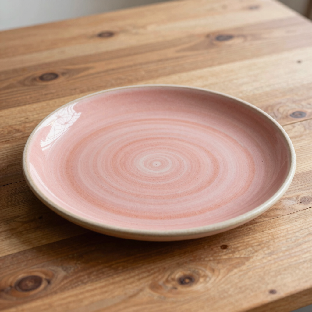 Travessa Oval Rosa Terracota