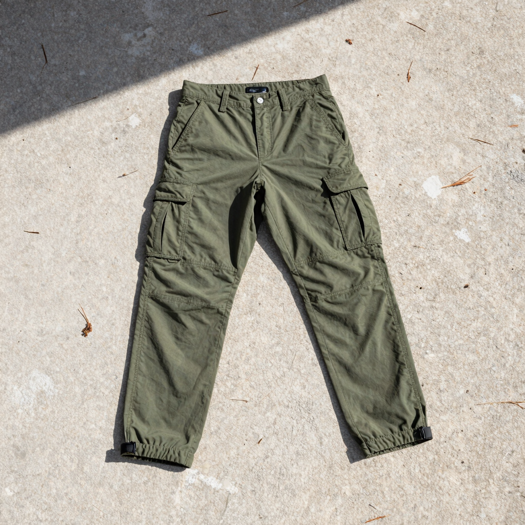 Pantalón Cargo Técnico Oliva