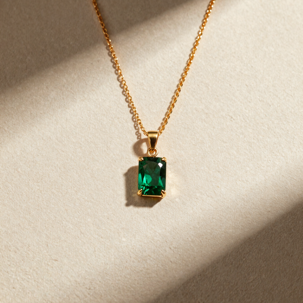 Orion Emerald Cut Pendant