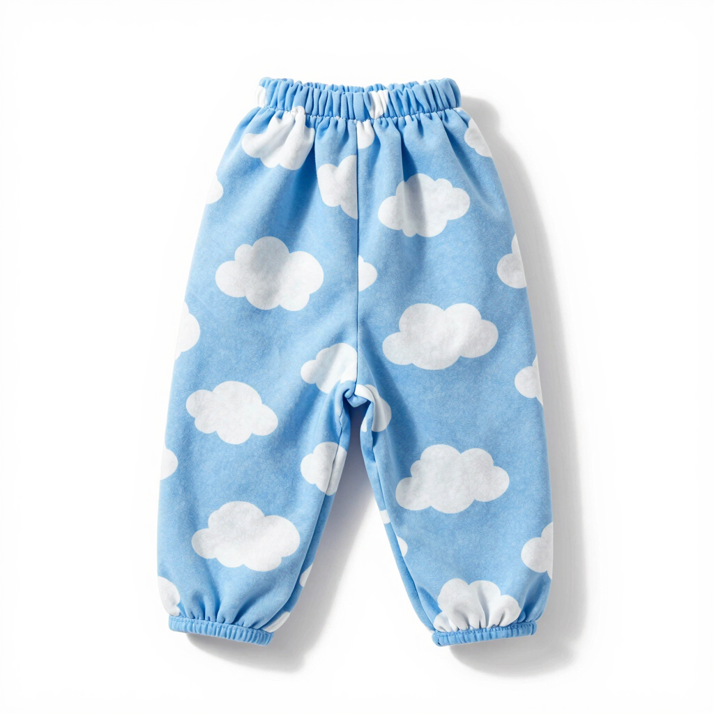 Pijama de Algodón Nubes Felices