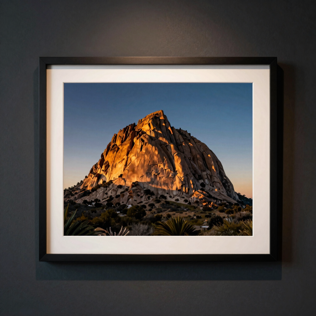 Morro Rock Golden Hour Print