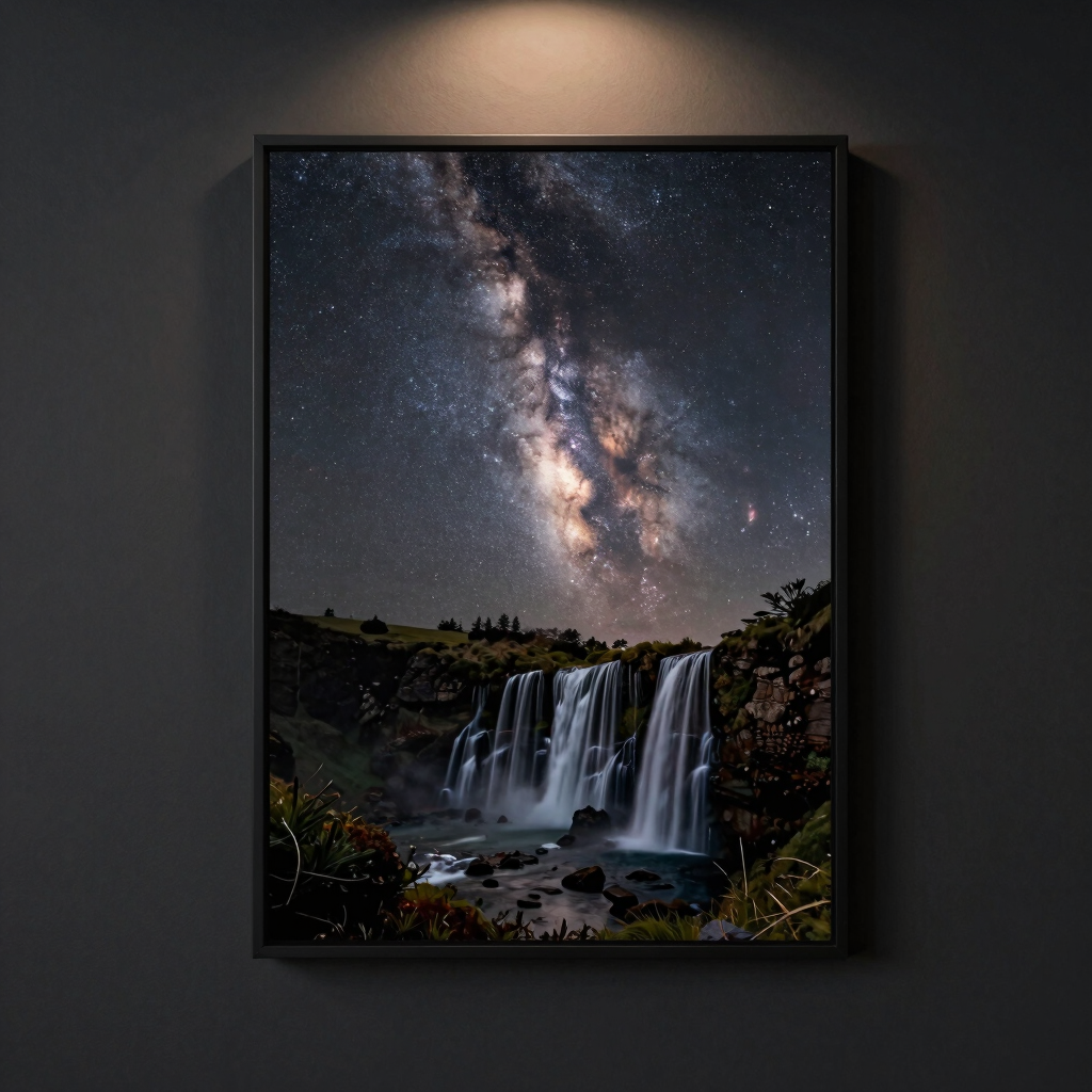 Milky Way Over McWay Falls Print