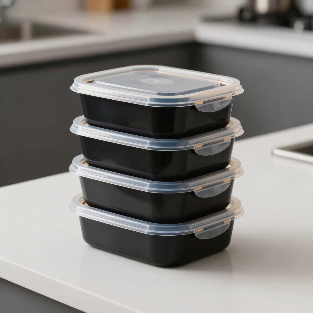 3-Compartment Leak-Proof Meal Tray