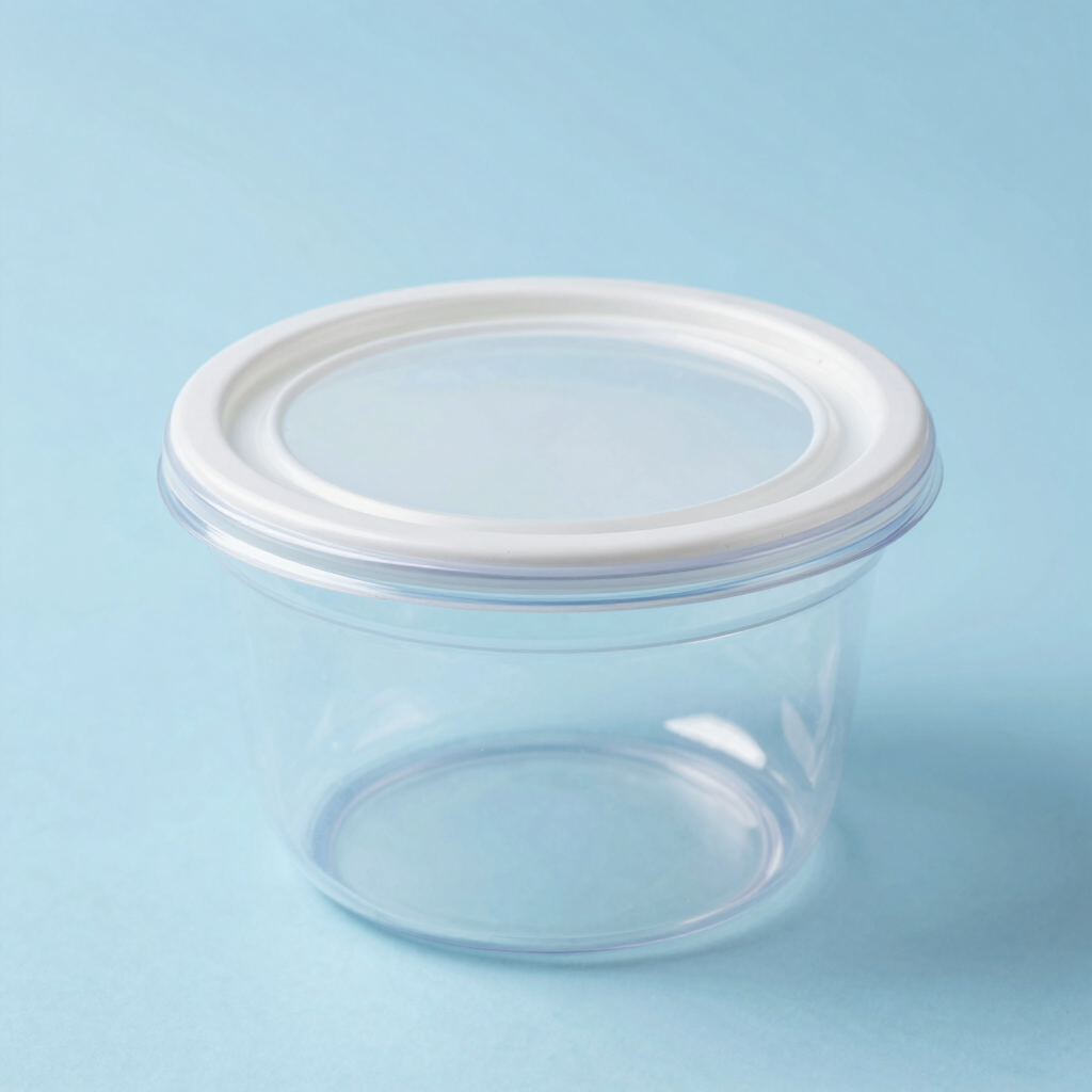 Microwave-Safe Round Curry Tub