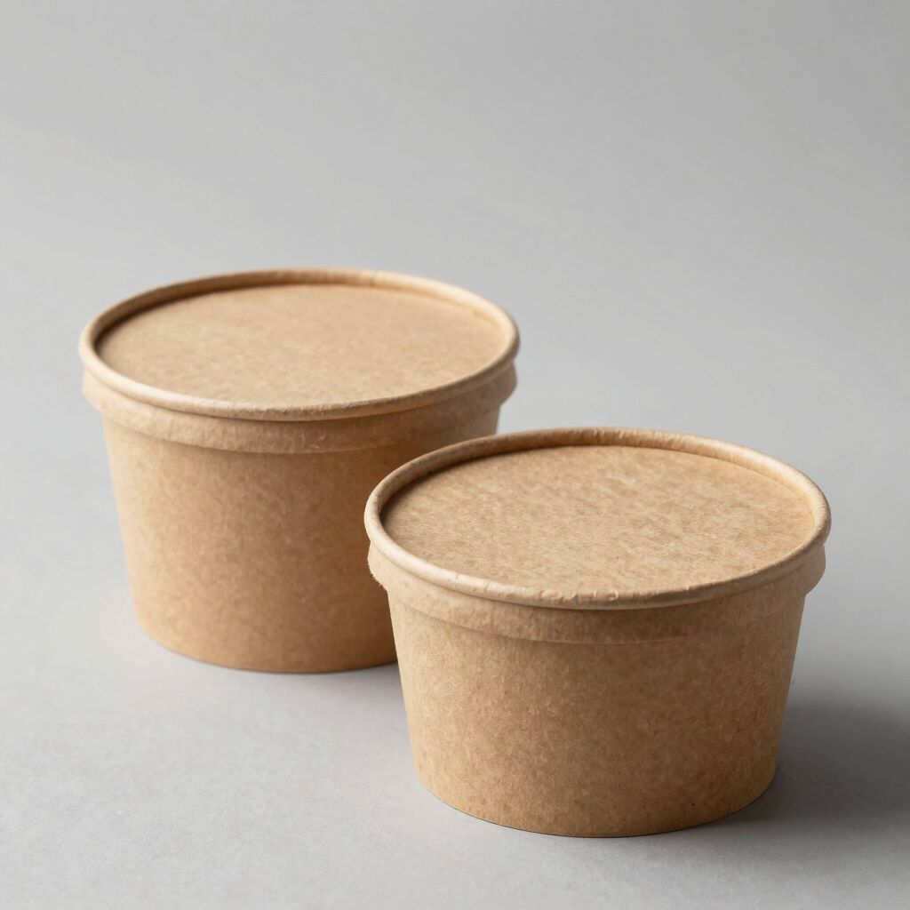 Double-Wall Kraft Paper Soup Bowl