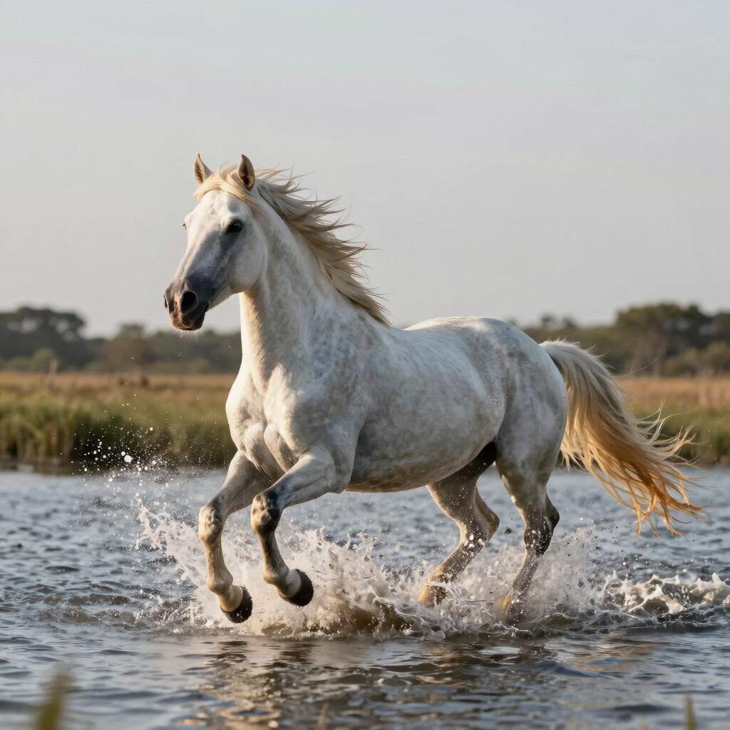 Camargue White Horses Session