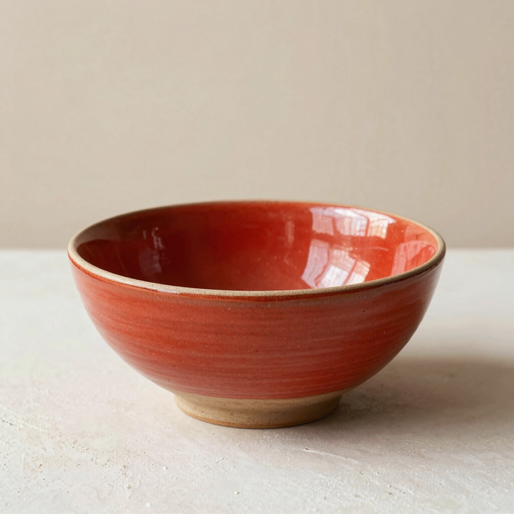 Ciotola in ceramica rossa