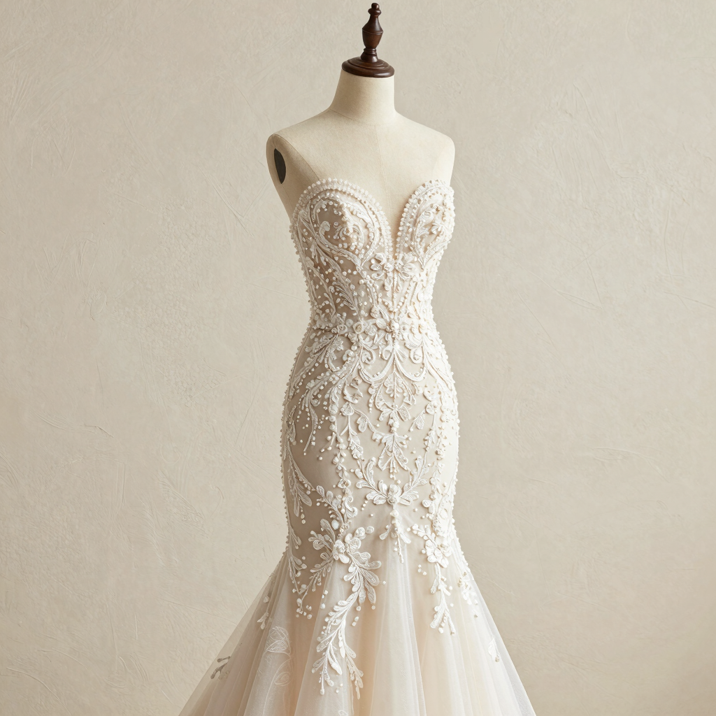 Elegant Mermaid Wedding Dress