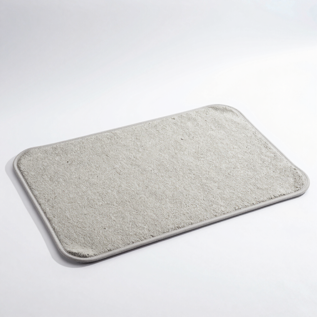 Minimalist Diatomaceous Earth Bath Mat