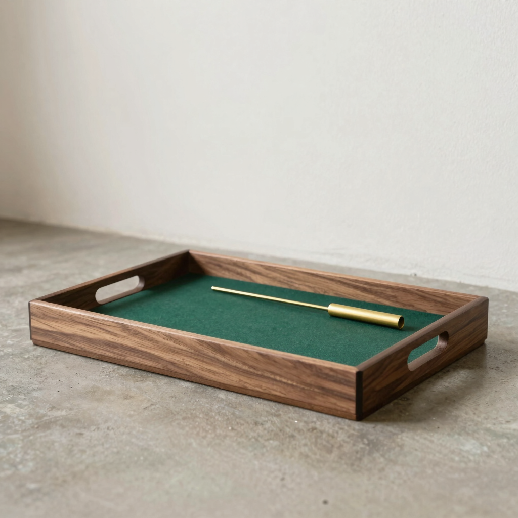 The Walnut Desk Valet