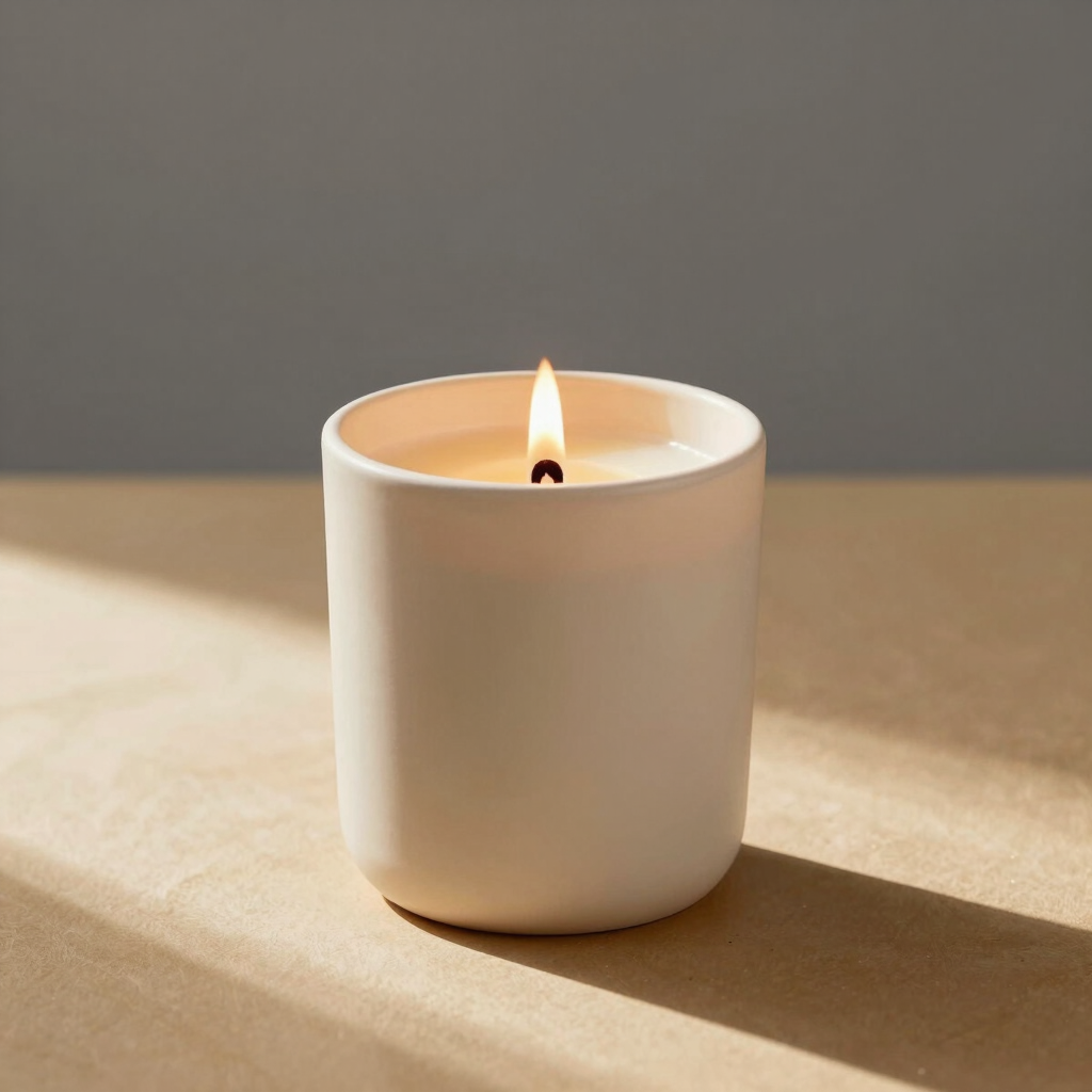 Ember & Cedar Ceramic Vessel Candle