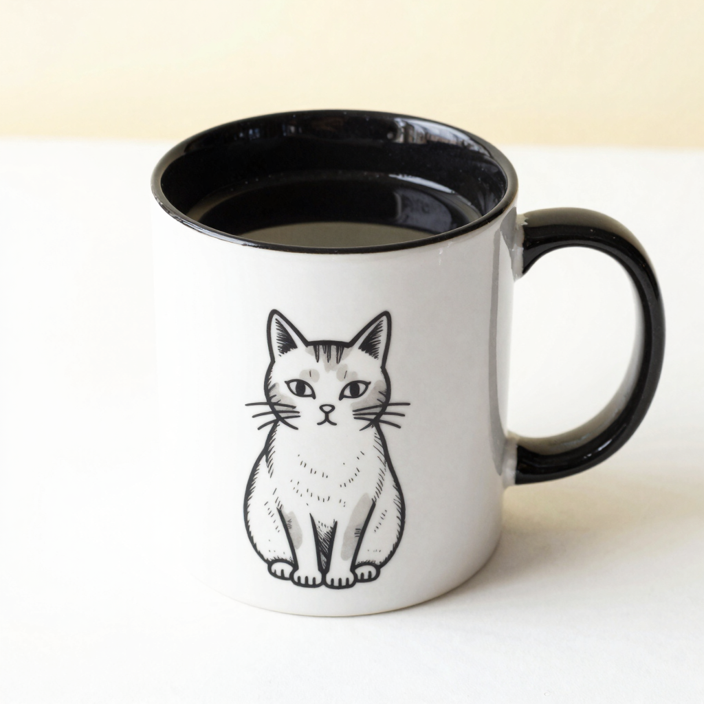 Taza Mágica Personalizada Line Art