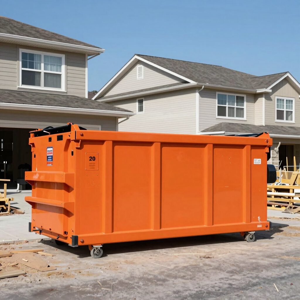 20-Yard Dumpster Rental Delivery