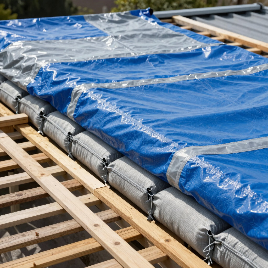 Emergency Roof Leak Tarping